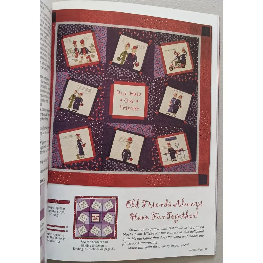 Happy Hats & Friends Pattern Sewing Book